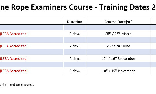 2026 Crane Rope Examiners Course